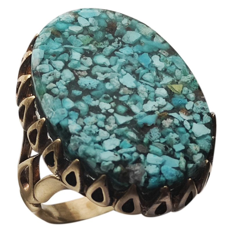 انگشتر مردانه مدل فیروزه کد GL088 انگشتر مردانه مدل فیروزه کد GL088