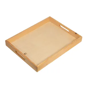 سینی ال وی مدل چوب کاج کد 716