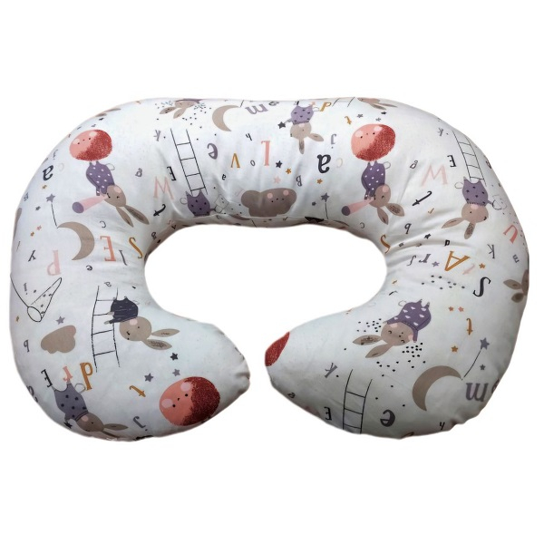 تشک خواب نوزاد شایلی مدل خرگوش بازیگوش به همراه بالش شیردهی