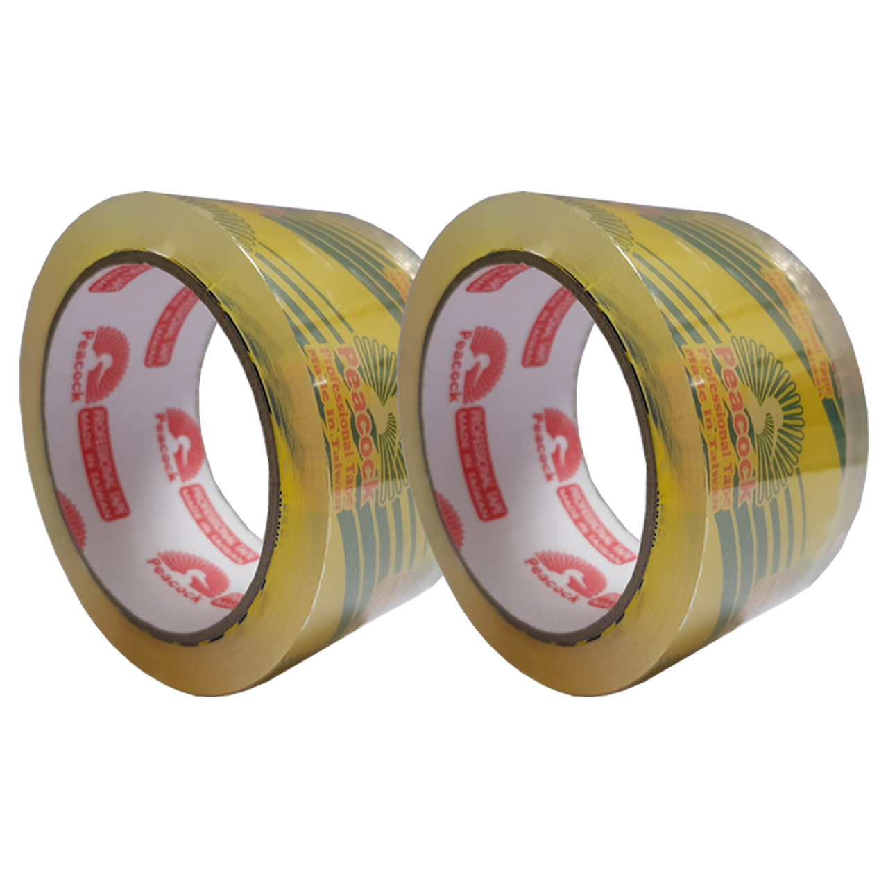 چسب نواری مدل طاووس عرض 5 سانتی متر بسته 2 عددی