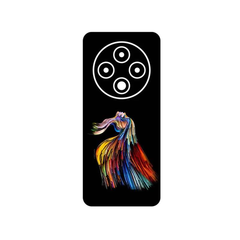 برچسب پوششی ماهوت مدل Rainbow Hair Digital Art مناسب برای گوشی موبایل شیائومی Redmi 14C