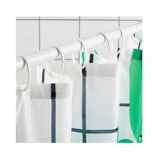 پرده حمام ایکیا مدل SNOJONKVILL کد 70557414 سایز 180x200 سانتیمتر