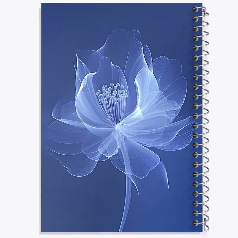 دفتر لیست خرید 50 برگ خندالو طرح گل مینیمال کد N5878