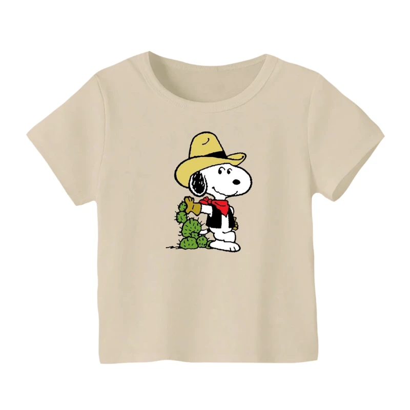 تی شرت آستین کوتاه بچگانه مدل اسنوپی کد ۷۸