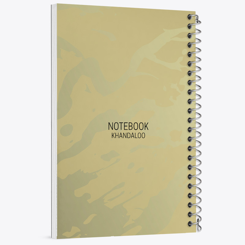 دفتر ژورنال نویسی 50 برگ خندالو مدل نقطه ای طرح مینیمال کد N1506