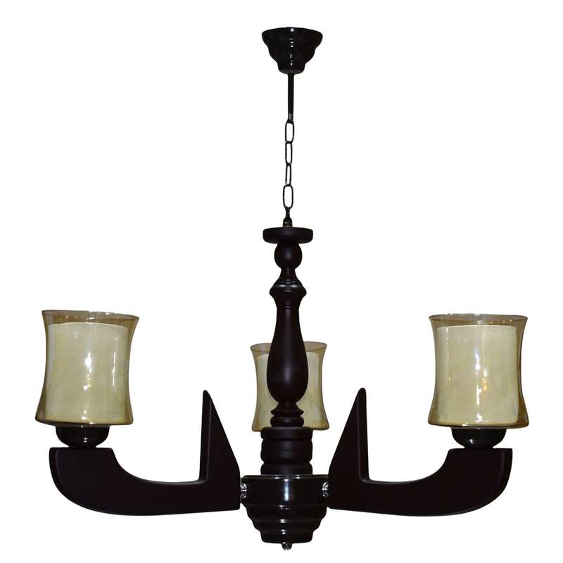    لوستر سه شعله چشمه نور کد G680/3-BR