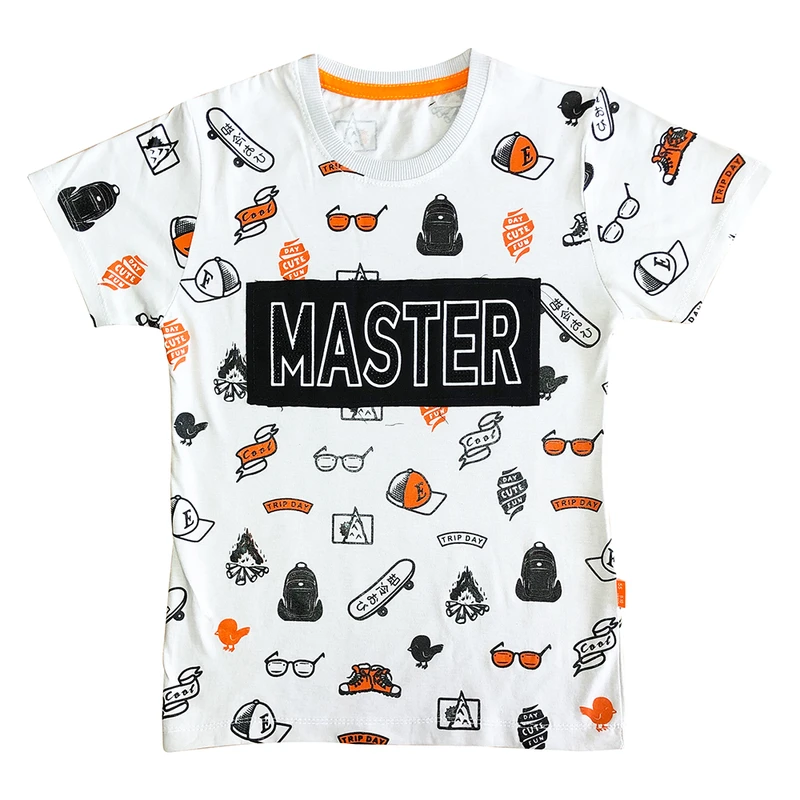 تی شرت آستین کوتاه پسرانه مدل P4 کد 014