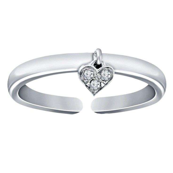  انگشتر نقره زنانه قیراط طرح قلب کد GH4301