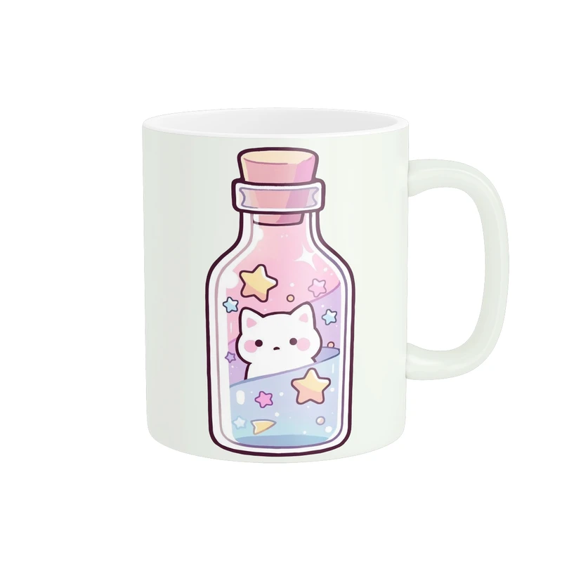 ماگ پاد آفرین طرح گربه بامزه کد 1816