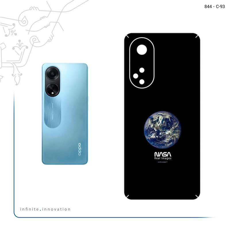 برچسب پوششی ماهوت مدل NASA Home Earth مناسب برای گوشی موبایل اپو A98