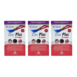 کپسول زینک پلاس داروسازی دانا 10 میلی گرم چهار بسته 60 عددی
