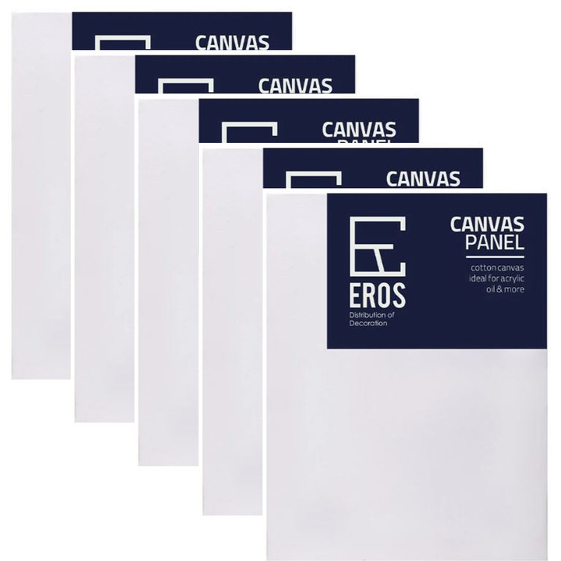 بوم نقاشی مستطیل اروس مدل R5 سایز 30×40 سانتی متر بسته 5 عددی