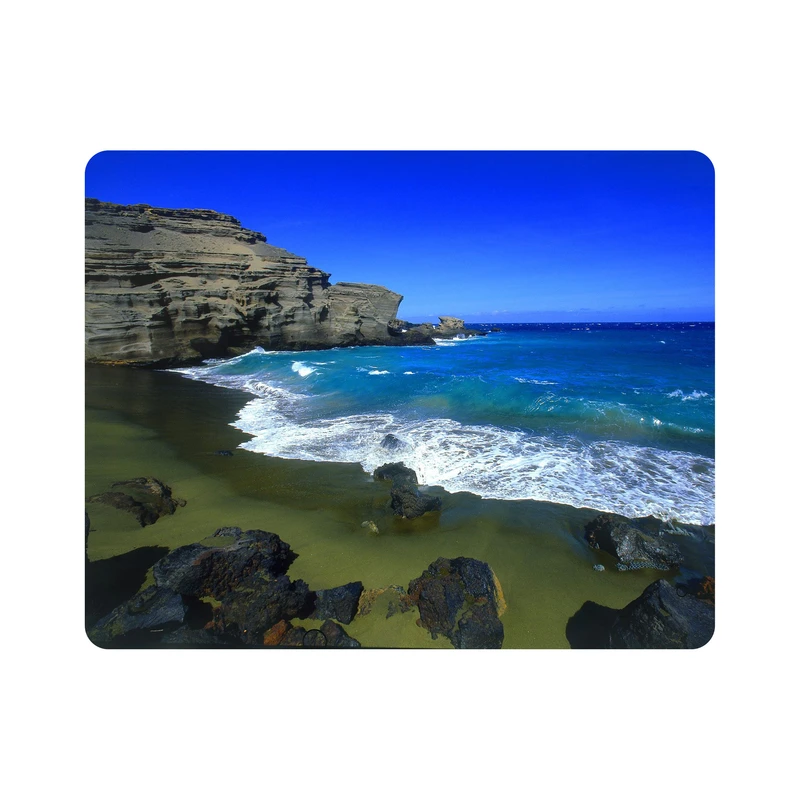 ماوس پد اطلس آبی طرح دریا و صخره مدل T7560