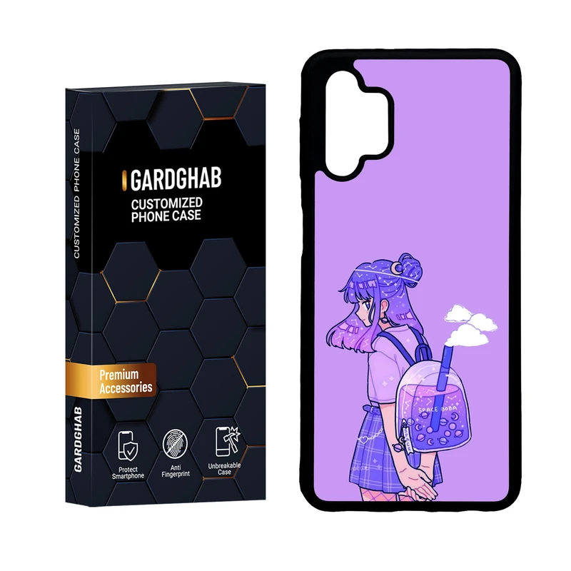 کاور گارد قاب مدل دور ژله ای دخترانه مناسب برای گوشی موبایل سامسونگ Galaxy A32 5G / M32 5G