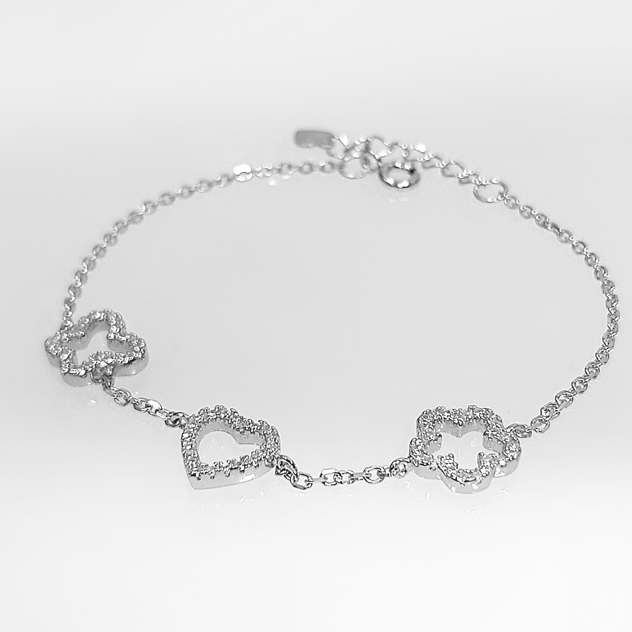 دستبند نقره زنانه اقلیمه کد DN434 دستبند نقره زنانه اقلیمه کد DN434