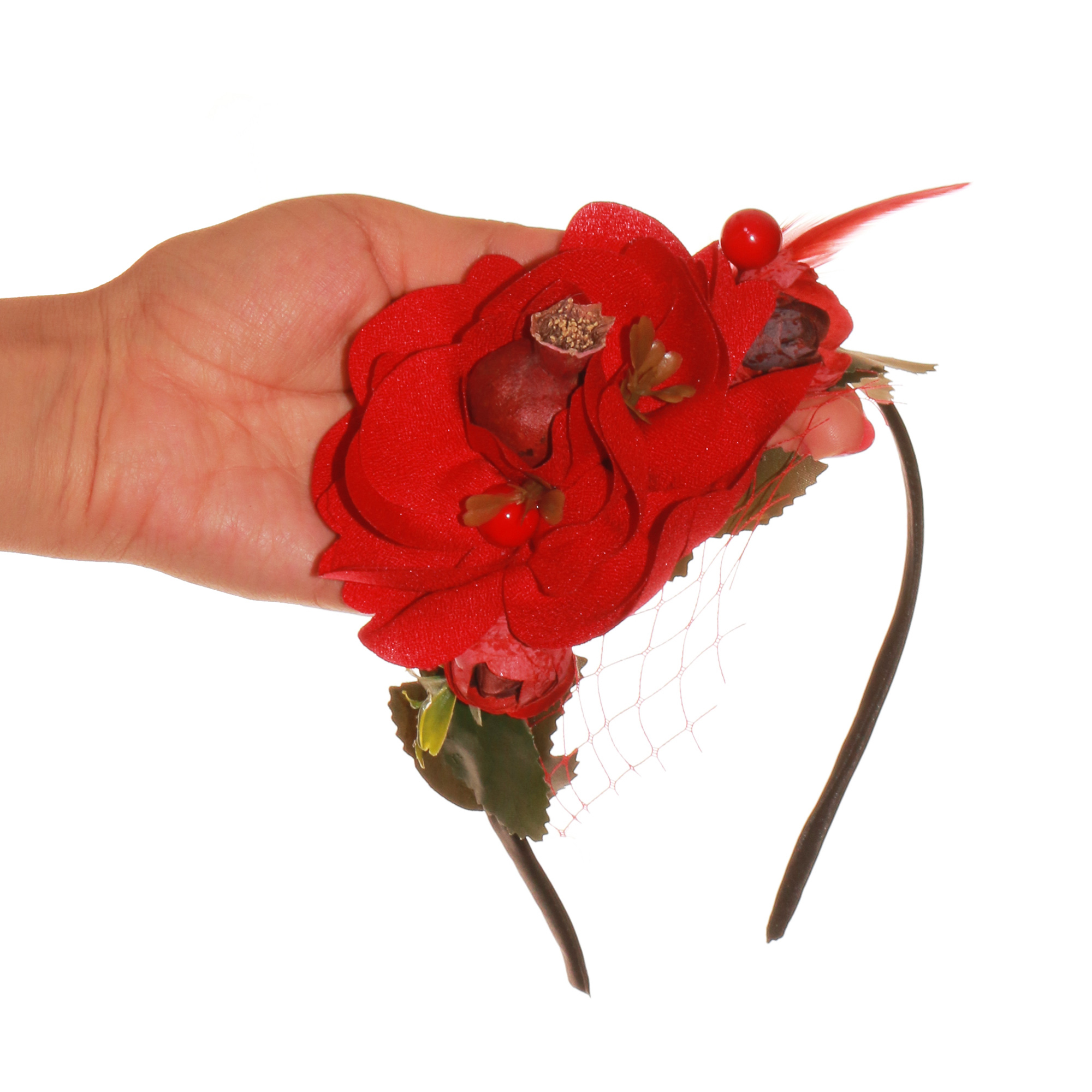 تل مو زنانه سارینا گل مدل یلدا کد 005