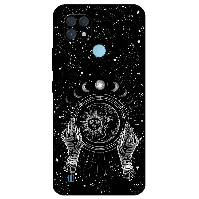 کاور مگافون طرح ماه و خورشید مدل 1892 مناسب برای گوشی موبایل ریلمی C21    