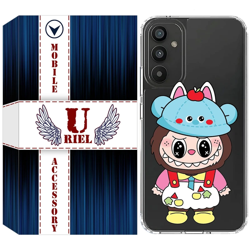 کاور یوریل مدل Clear کد 123 طرح لبوبو Labubu مناسب برای گوشی موبایل سامسونگ Galaxy M23 / F23 / M13 4G