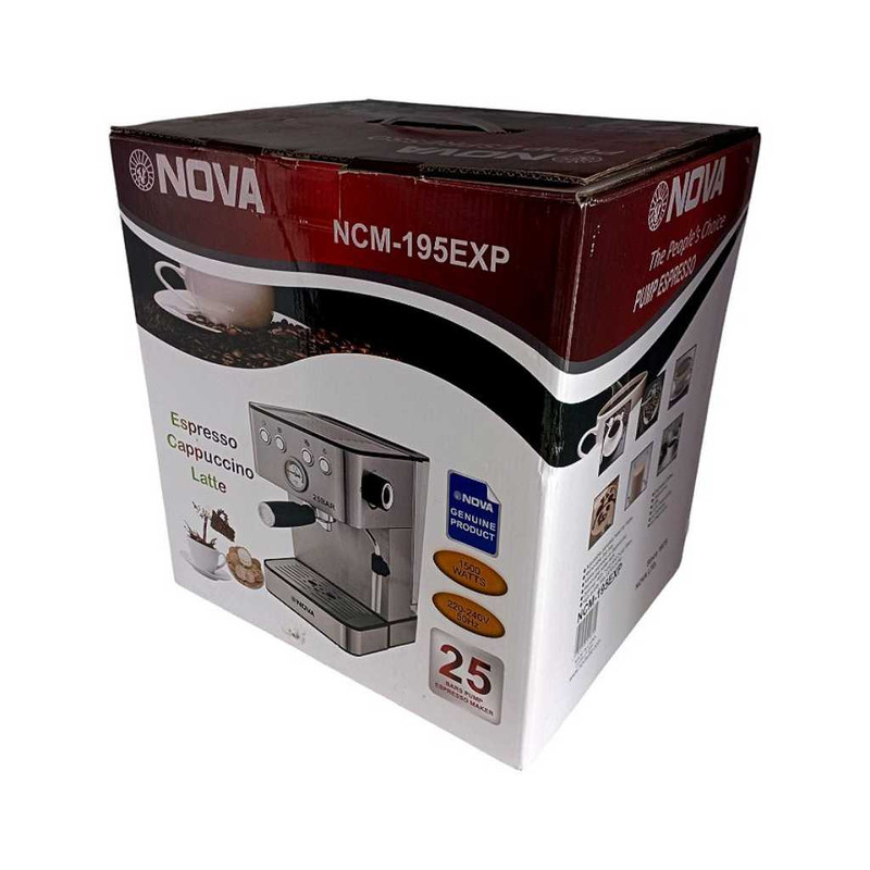 اسپرسو ساز ۱۶۰۰ میلی‌لیتر نووا مدل NCM-195