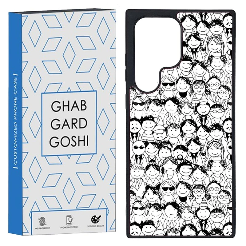 کاور قاب گارد گوشی طرح آدمک کد TPU-076 مناسب برای گوشی موبایل سامسونگ Galaxy S23 Ultra