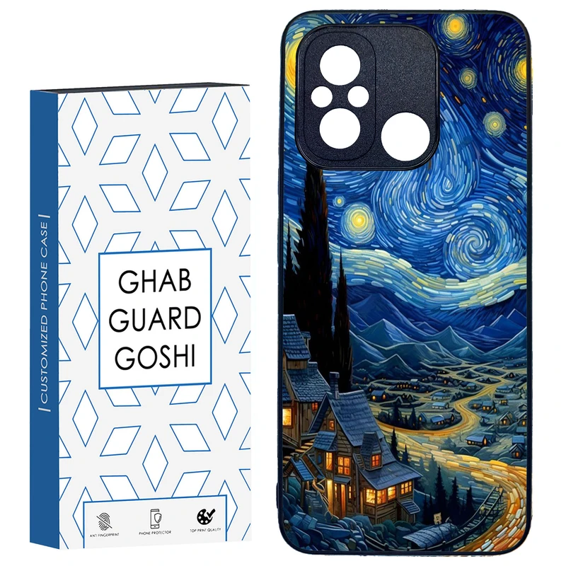 کاور قاب گارد گوشی طرح ونگوگ کد TPU-069 مناسب برای گوشی موبایل شیائومی REDMI 12C / POCO C55