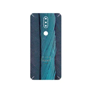 MAHOOT Turquoise feathers Cover Sticker for Nokia 2.4