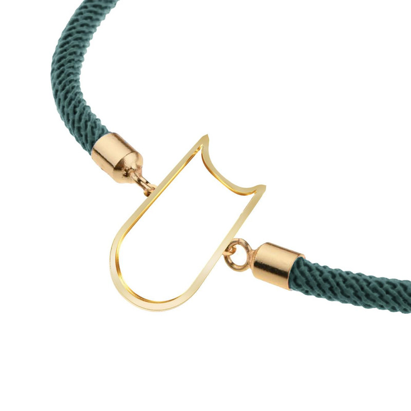 دستبند طلا 18 عیار زنانه مدوپد مدل جغد کد D16-10196