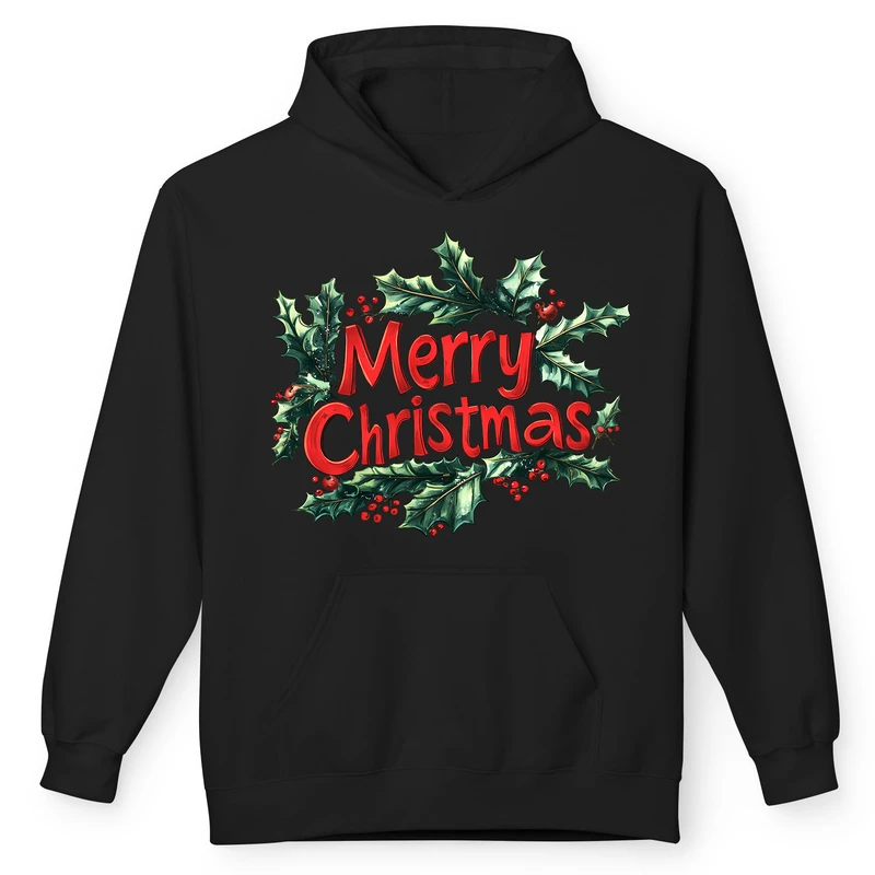 هودی زنانه پاد آفرین مدل کریسمس کد 19 طرح تبریک