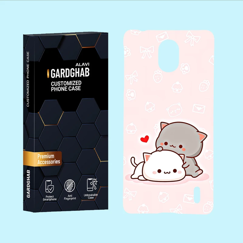 کاور گارد قاب علوی مدل عاشقانه مناسب برای گوشی موبایل نوکیا 1Plus