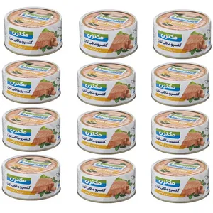 کنسرو ماهی گیدر و هوور در روغن گیاهی مکنزی - 180 گرم بسته 12 عددی