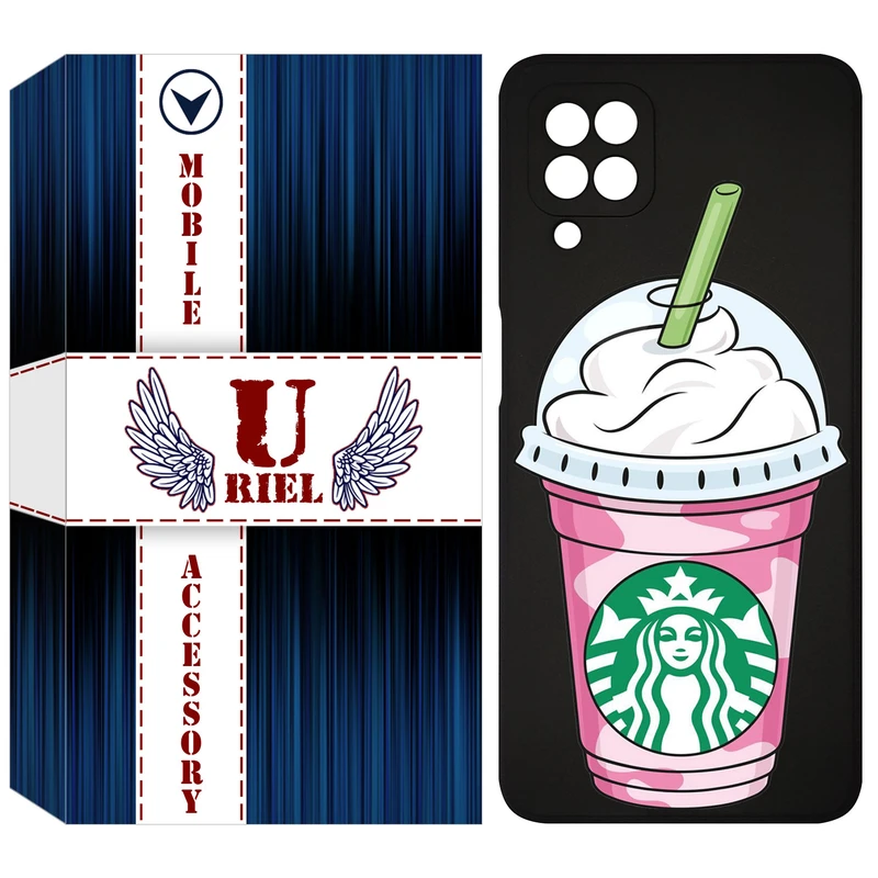 کاور یوریل مدل KSH کد 55 طرح استارباکس مناسب برای گوشی موبایل سامسونگ Galaxy A22 4G / M32 4G / M22 4G