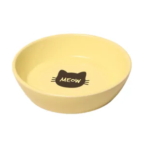 ظرف آب و غذا گربه مدل Meow