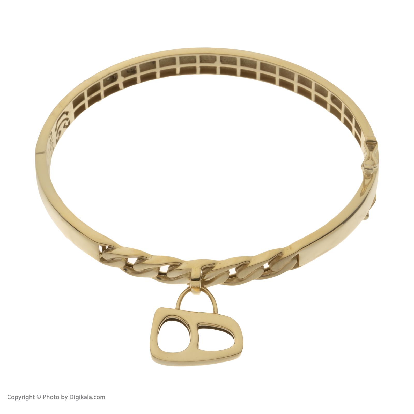 دستبند النگویی طلا 18 عیار زنانه مایا ماهک مدل MB1153 -  - 2