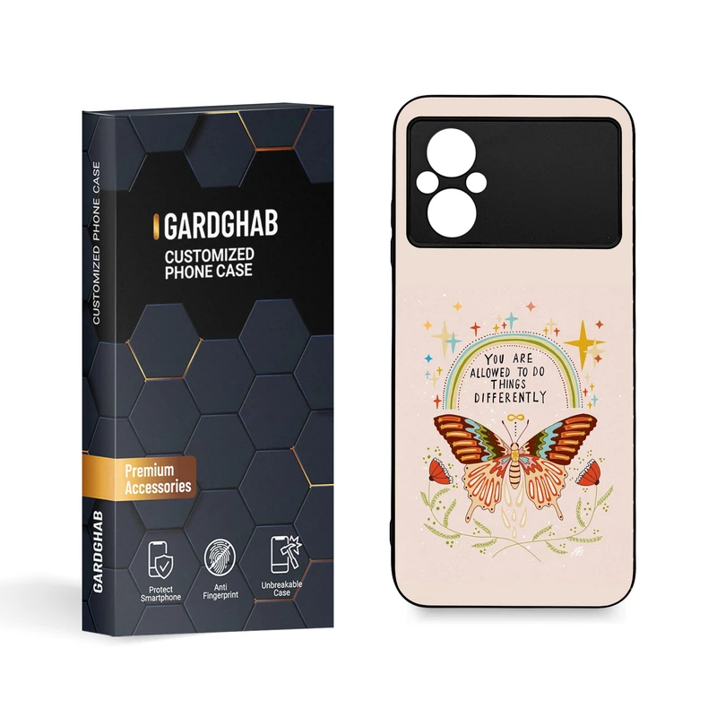 کاور گارد قاب مدل دخترانه مناسب برای گوشی موبایل شیائومی Poco M4 5G / Poco M5 4G