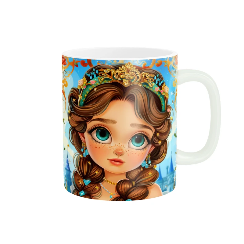 ماگ پاد آفرین مدل دخترانه کد 78