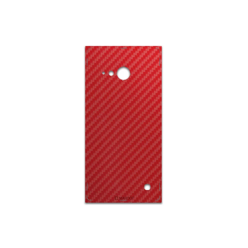 برچسب پوششی ماهوت مدل Red-Fiber مناسب برای گوشی موبایل نوکیا Lumia 730