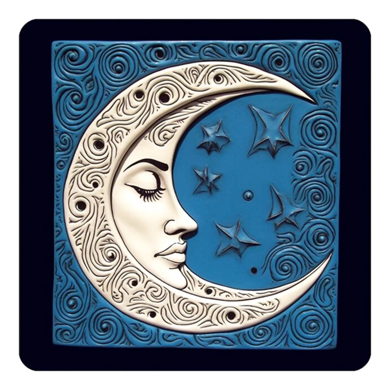 مگنت کاکتی طرح ماه و ستاره مدل mp51450