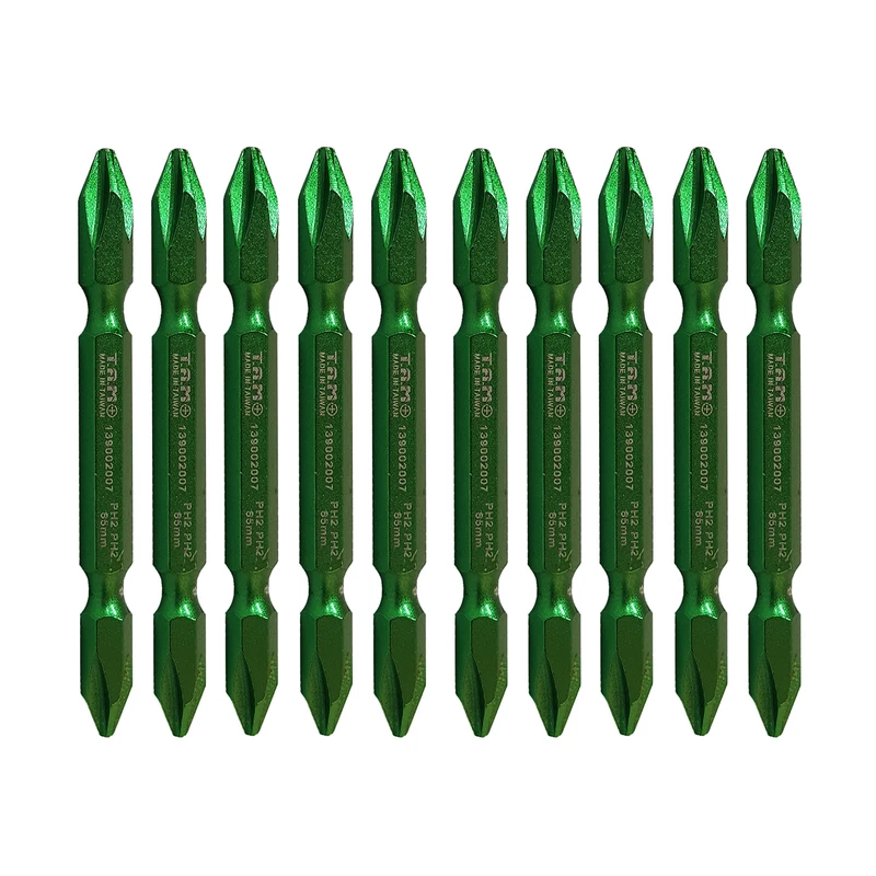 سری پیچ گوشتی دو سر چهار سو تام مدل HT -0065 مجموعه 10 عددی