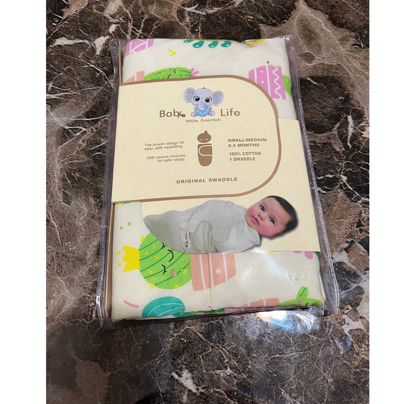 قنداق 2 تکه نوزاد  بیبی لایف مدل کاکتوس