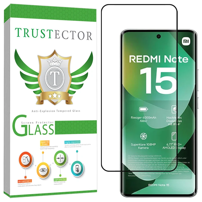 محافظ صفحه نمایش تراستکتور مدل FUET30 مناسب برای گوشی موبایل شیائومی Redmi Note 15 4G