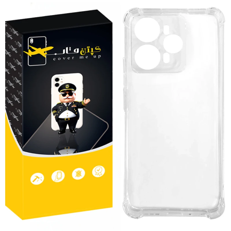 کاور کپتن قاب مدل Crystal مناسب برای گوشی موبایل وکال V1 / V1 Plus