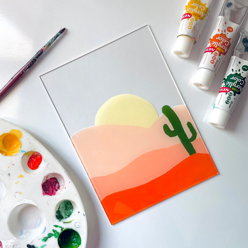 بوم نقاشی مدل پلکسی سایز 10x15 سانتی متر بوم نقاشی مدل پلکسی سایز 10x15 سانتی متر