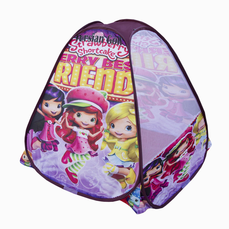 چادر بازی کودک مدل دختر توت فرنگی NGVN-GR1