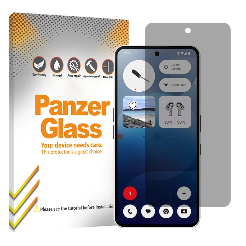 محافظ صفحه نمایش حریم شخصی پنزر گلس مدل Resistant مناسب برای گوشی موبایل ناتینگ Phone 3a