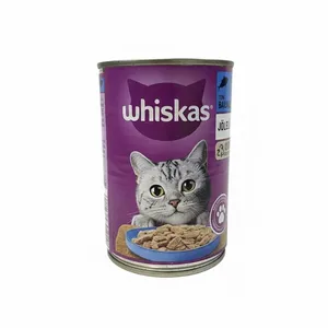 کنسرو غذای گربه ویسکاس مدل غذای مرطوب طعم ماهی وزن 460 گرم