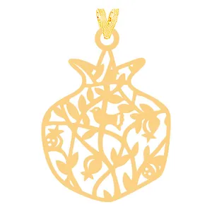 آویز گردنبند طلا 18 عیار زنانه الن نار مدل ELN31694