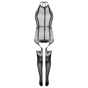 لباس خواب زنانه ماییلدا مدل یکسره فانتزی کد 3684-L151 رنگ مشکی