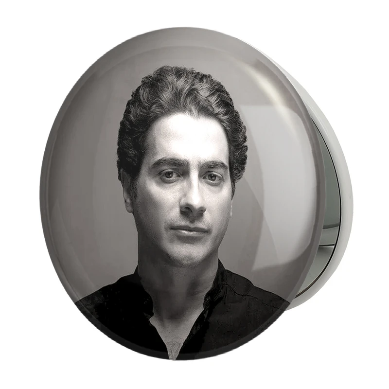 آینه جیبی خندالو طرح همایون شجریان مدل تاشو کد 4027 