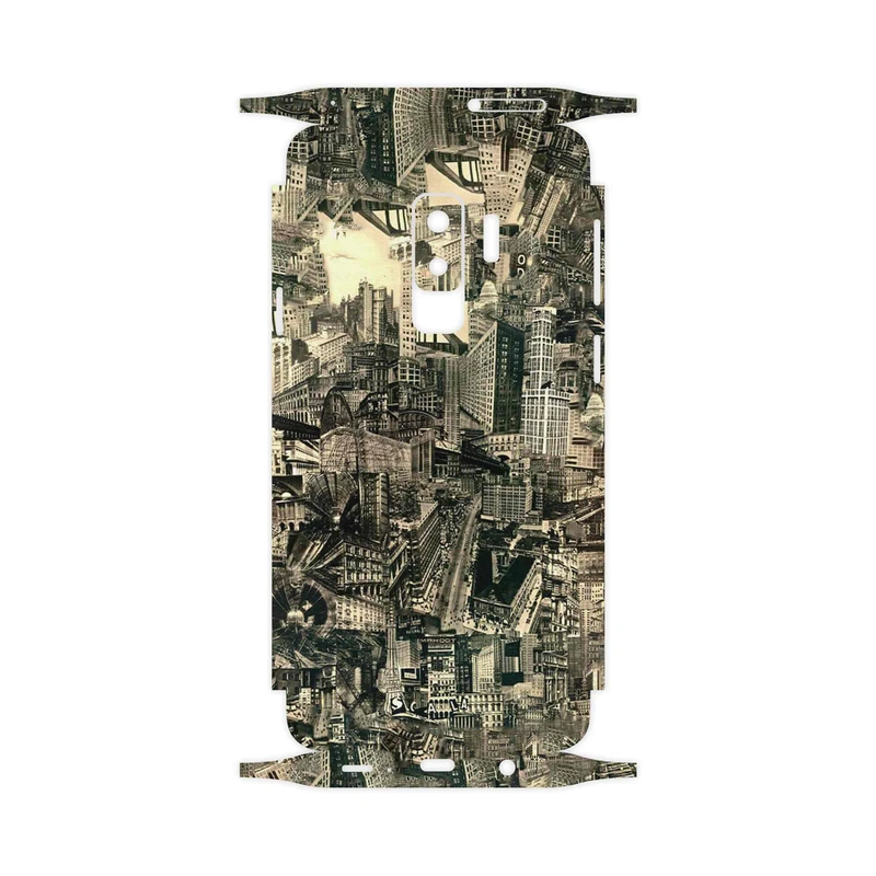 برچسب پوششی ماهوت مدل Collage of Skyscraper-FullSkin مناسب برای گوشی موبایل سامسونگ Galaxy S9 Plus