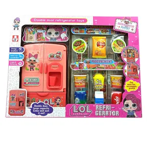 ست اسباب بازی یخچال مدل ساید بای طرح ال او ال